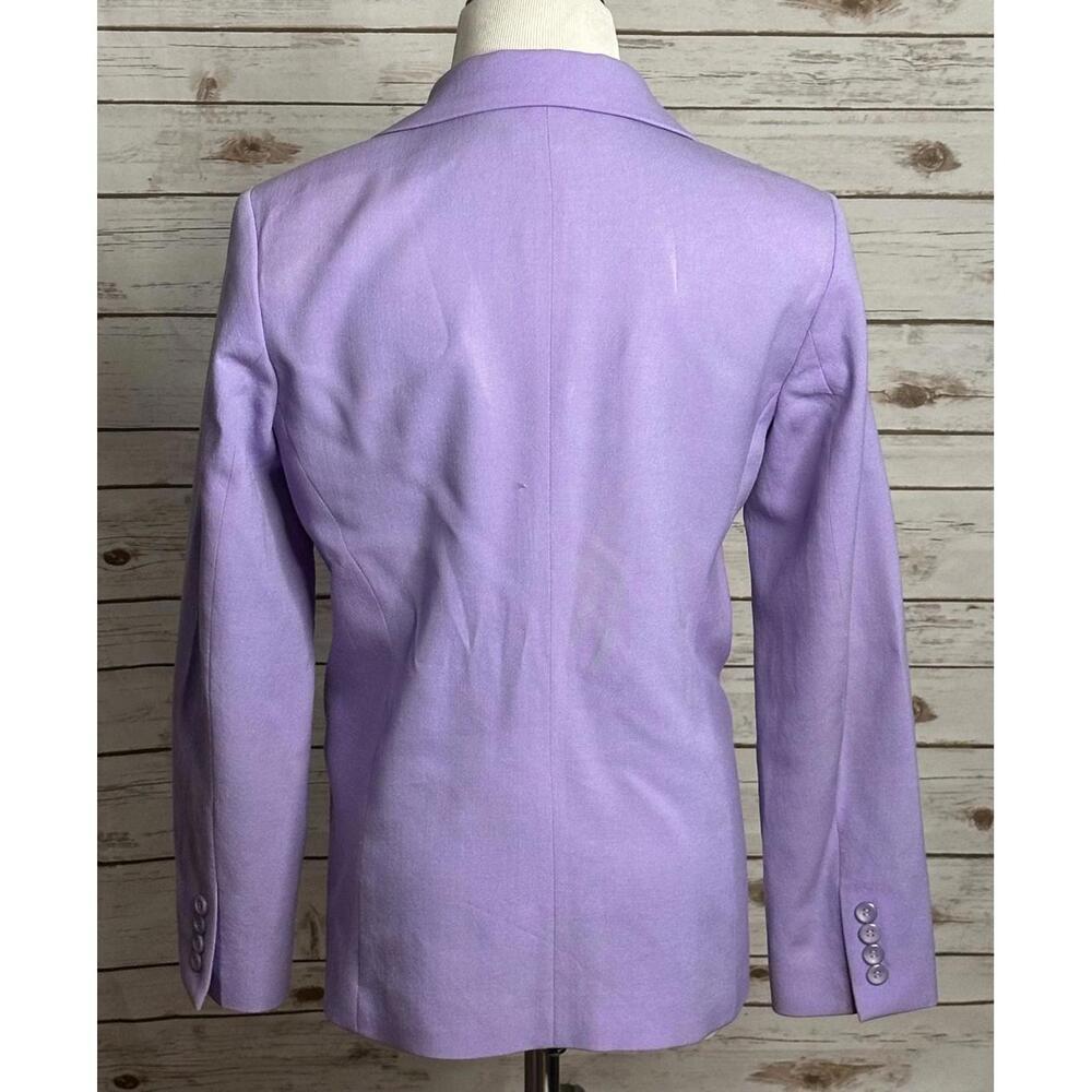 Pendleton Petite classic corpcore lt purple wool single-breasted blazer Size 10 - Picture 4 of 6